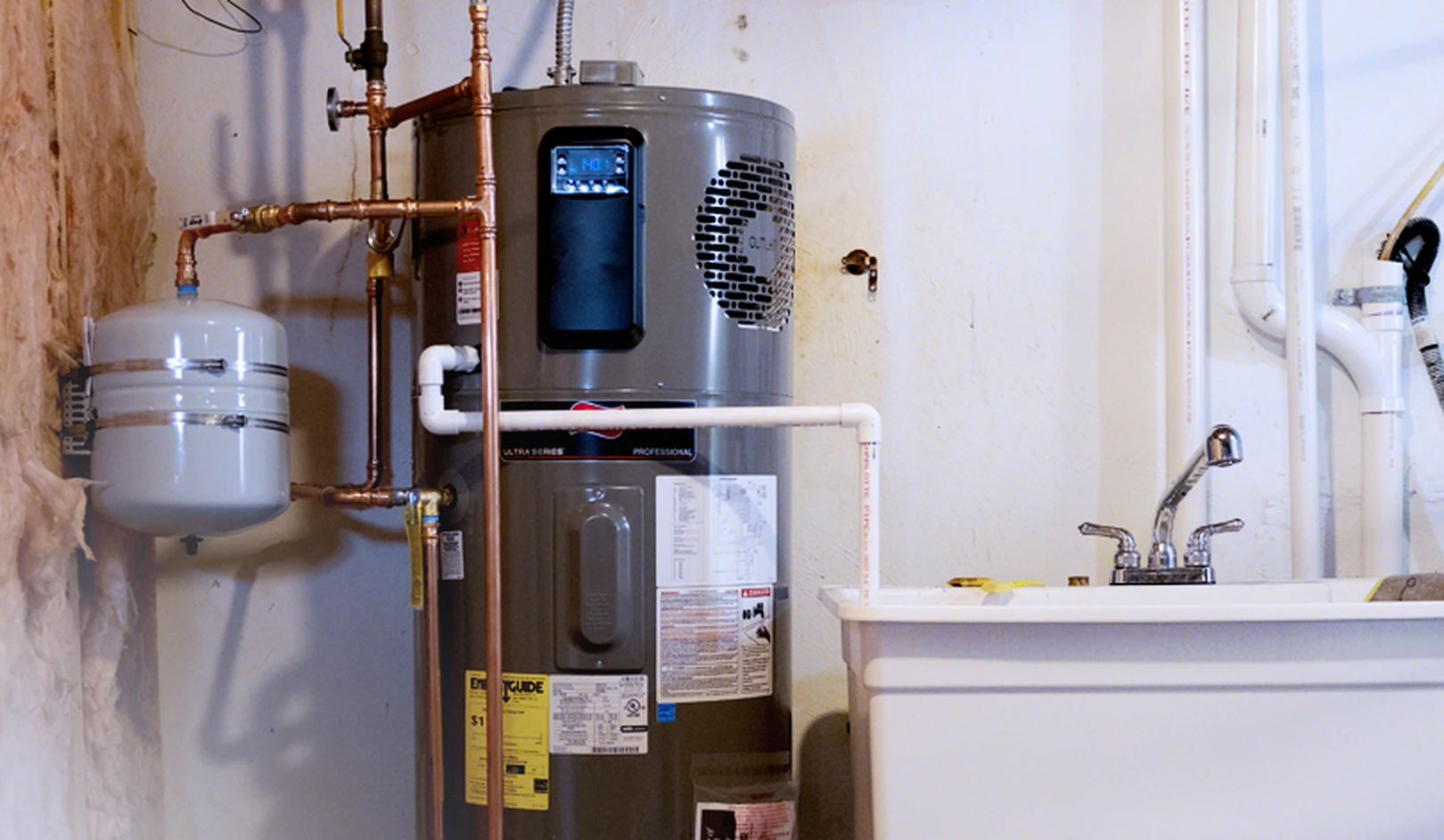 Efficient heat pump water heater